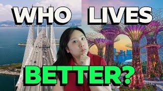 STANDARD Of Living Comparison Between MALAYSIA & SINGAPORE With Real Examples