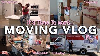 WEEKLY VLOG | It’s Moving Day!! - Getting Our Keys, Last night in the old spot, Unloading & more…