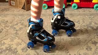 Unboxing & Review: Kids Roller Skates with All Light-Up Wheels! | RunRunDeals