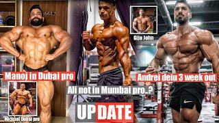 Manoj sarang Pani in Dubai pro/Ali Bilal not in Mumbai pro..?/Andrei deiu 3 week out....!