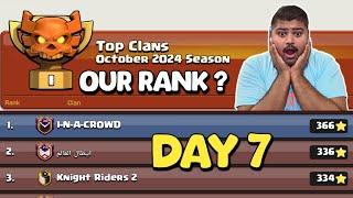 GLOBAL RANK DONE ? Day 7 Champ 1 CWL Attacks