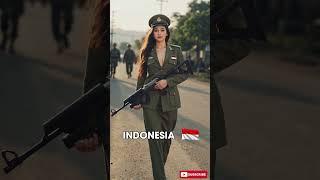 Top female soldiers in Asia countries Ep. #ai #military #warriorwoman #army #beautyfulwomenaiart