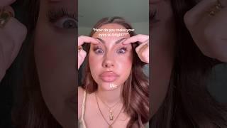 The hack everyone’s hiding from you… #eyes #makeuphacks #makeup #beautyhacks #fyp