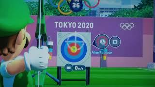 Mario & Sonic At The Tokyo 2020 Olympic Games Archery # 2 (Luigi)