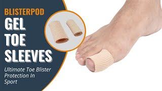 BlisterPod Gel Toe Sleeves - 360 Degree Toe Blister Prevention