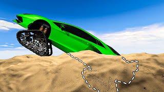 Testing cars vs quicksand in GTA 5