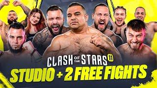 Předzápasové studio + 2 FREE FIGHTS - Clash of the Stars - 11