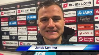 GUTE ENERGIE Jakob Lemmer von Dynamo Dresden über 5:2 gegen 1860 München und Derby bei Hansa Rostock