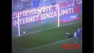 Facundo Roncaglia goal against Parma 22/09/2012 (Parma - Fiorentina)