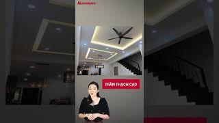 So sánh trần thạch cao và trần nhựa