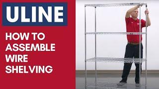 How to Assemble Wire Shelving Storage Racks