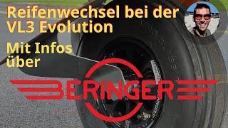 Reifenwechsel bei der VL3 - mit Infos über Beringer - schlauchlos