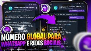 Como Gerar Número Virtual Mundial para Telegram e WhatsApp | Receba SMS de Qualquer País