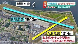 滑走路をショッピングモールに?!新潟空港の“活性化”に向けて…