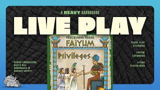 Faiyum w/Privileges expansion - 4p Teaching & Play-through by Heavy Cardboard