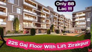 225 Gaj Possession Ready Floor+Lift On Nagla Road & Entry From Gazipur Road Ambala Highway Zirakpur