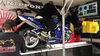 Yamaha R1 1999 open Mivv Exup removed dynojet run