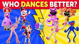 Who DANCES Better?  The Amazing Digital Circus VS Poppy Playtime | TADC vs Poppy Playtime Edition