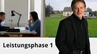 Live am Bau: Leistungsphase 1