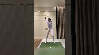 골프스윙 어깨회전 딱 이만큼만!!| 아이언 스윙TV#shorts #golf #golfswing