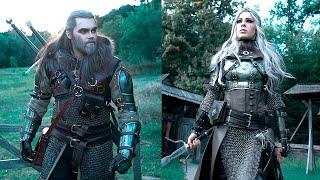 Geralt Ursine Grandmaster Armor and Ciri Knight Armor | The Witcher 3 - cosplay music video