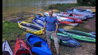 Comparing speeds of 20 inflatable kayaks + more