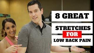 8 Great Stretches For Low Back Pain Tutorial !!!