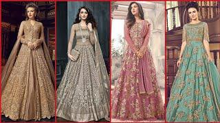 Latest And Most Beautiful Stylish And Outstanding Designer Net Maxi Design