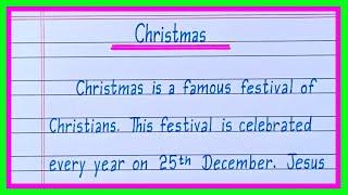 Essay On Christmas in English | Christmas Essay in English | Essay On Christmas Festival