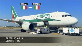 WELCOME TO THE NEW LINATE! | Alitalia A319 | Milan LIN  Catania | Economy Class