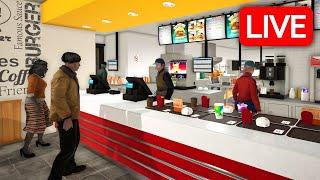 3 Idiots Get a Real Job - Fast Food Simulator LIVE 