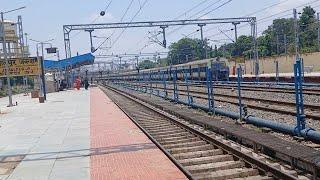 Madly Honking Sahibganj Jamalpur Memu Special arriving at its Final Destination Jamalpur Junction