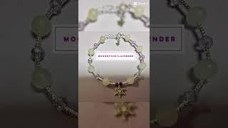 달빛의기운 #문스톤 #moonstone #눈꽃 #원석팔찌 #bracelet #gemstone