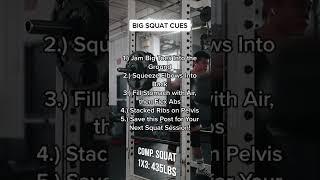 Squat Cues To Focus On #squat #powerlifting