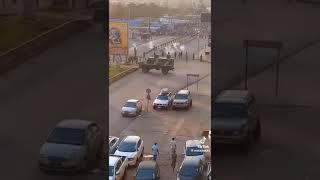 MOÇAMBIQUE: cidade de Maputo, 3.ª etapa da manifestação.  Venâncio Mondlane.