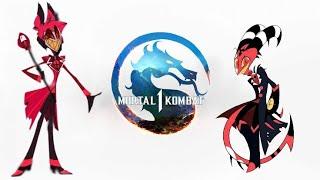 Alastor y Blitzo en Mortal kombat 1 interacciones con los personajes Voces IA