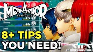 8+ TIPS *YOU NEED* TO SUCCEED IN METAPHOR: REFANTAZIO! (Money Farm, etc.)