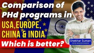 Which is Better? PhD Programs in USA, Europe, China Or India? - Detailed Comparison