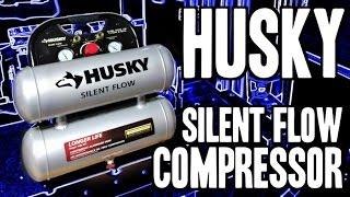 Husky Silent Flow 4.6 Gallon Air Compressor 4610A