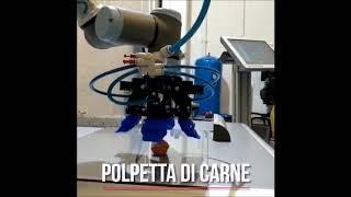 Test di manipolazione di una polpetta con pinza adattiva SoftRobotics by Tecoma - Vesta Group