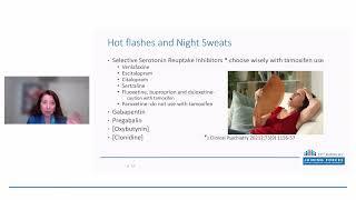 Early menopause management for women who cannot take estrogen therapy