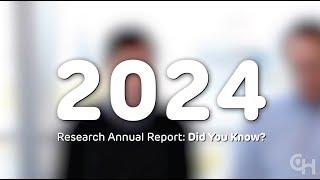 2024 Research Annual Report: Did You Know?