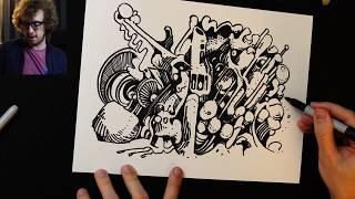 Drawing with Peter Draws: A Sharpie Doodle