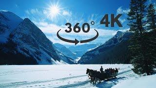 Lake Louise ski trip in 4K - 360 VR