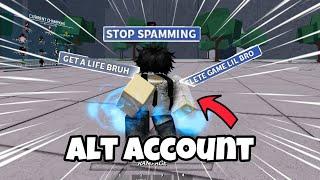 TROLLING On an Alt Account in The Strongest Battlegrounds | Roblox