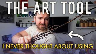 'Branching' out with my Art.... The greatest video title ever!