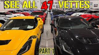 Corvette Warehouse - Full Floor Inventory Walk Thru!