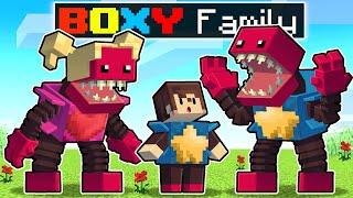 Joining BOXY BOO Family In Minecraft!