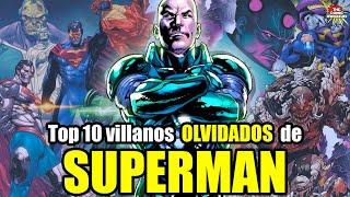 Top 10 villanos OLVIDADOS de Superman en DC Comics