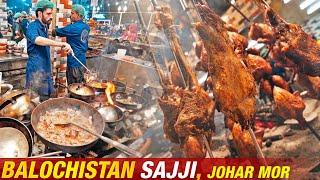 Balochistan Sajji, Karachi | Extreme Meat Items, Mutton Ribs, Karahi, FIsh , Pulao, Best Street Food